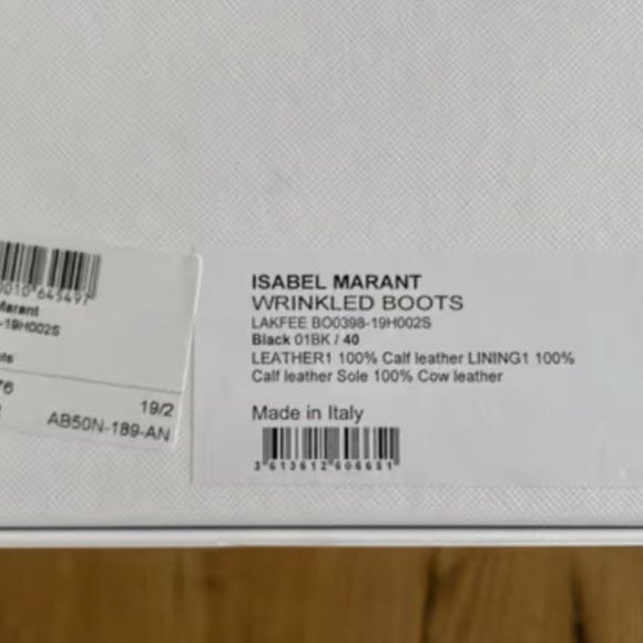 AMAZING CONDITION Isabel Marant Lakfee Leather Black Boots - Picture 3 of 6